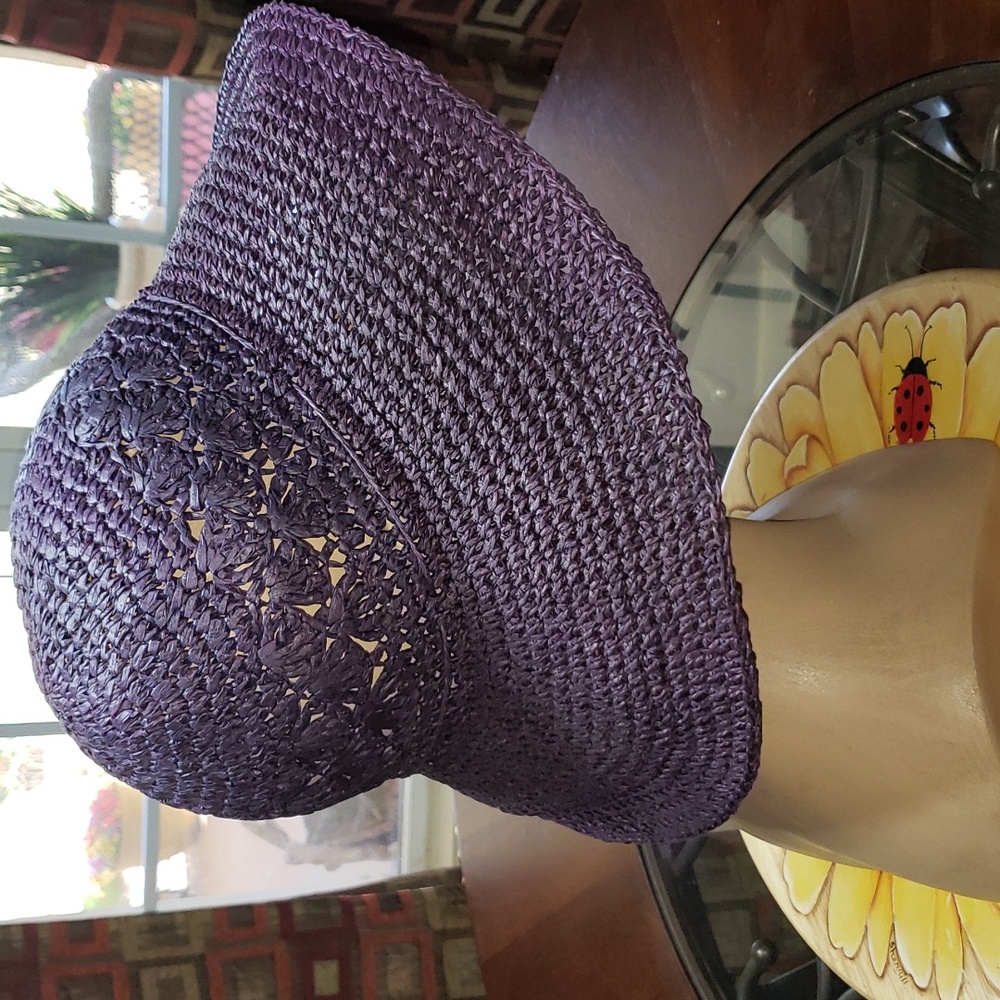 SOLD CL VINTAGE SUN STRAW HAT - Picture 3 of 6